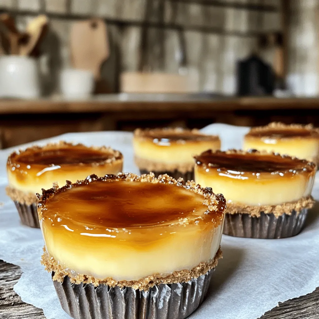 Mini Crème Brûlée Cheesecakes Irresistible Dessert Treat