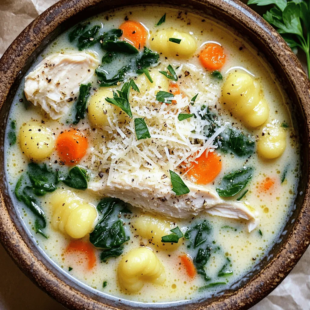Creamy Chicken Gnocchi Soup Comforting Delight Recipe