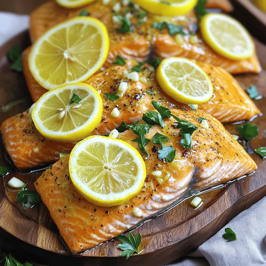 Lemon Garlic Roasted Salmon Flavors Your Dinner Table