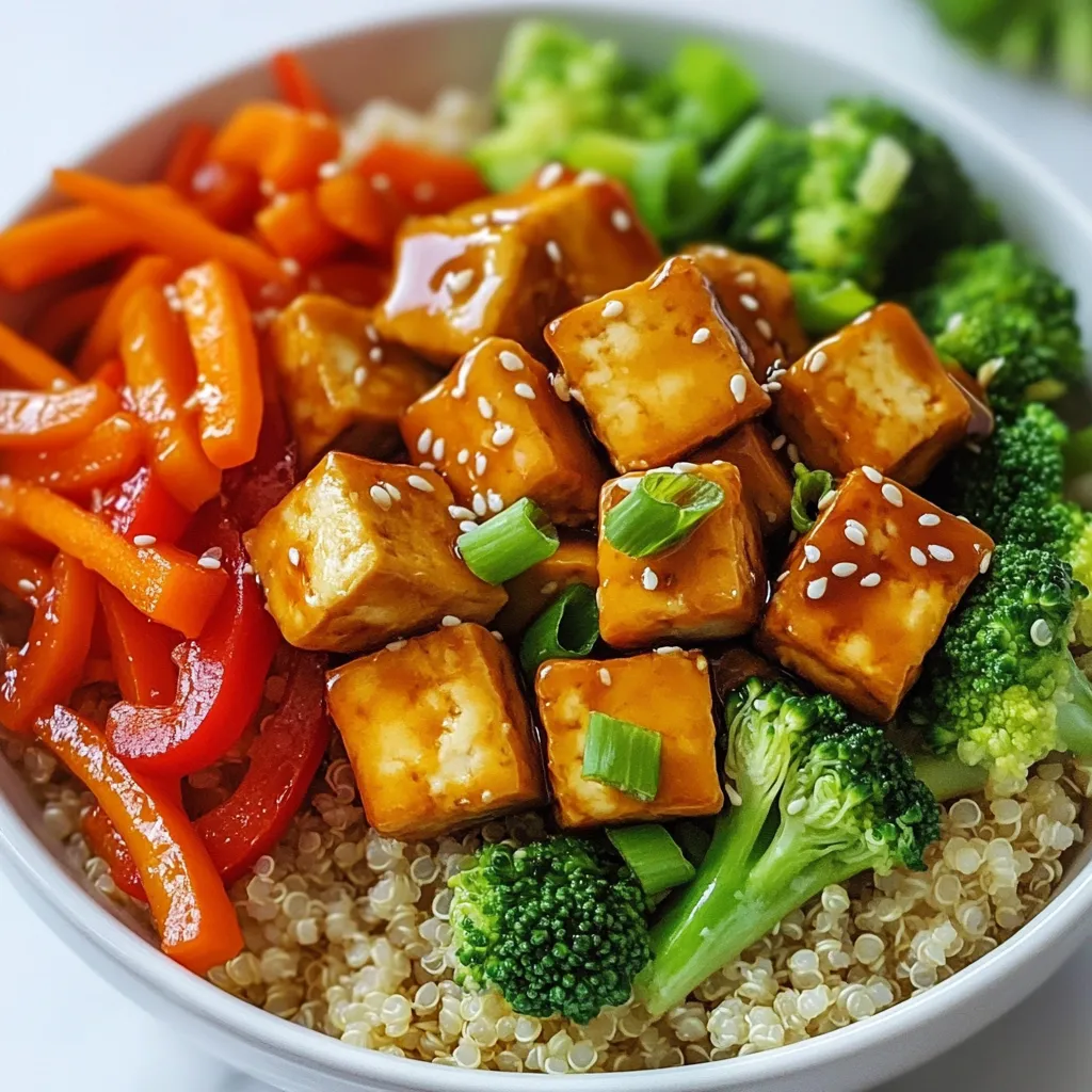 Teriyaki Glazed Tofu Bowls Flavorful Vegan Delight