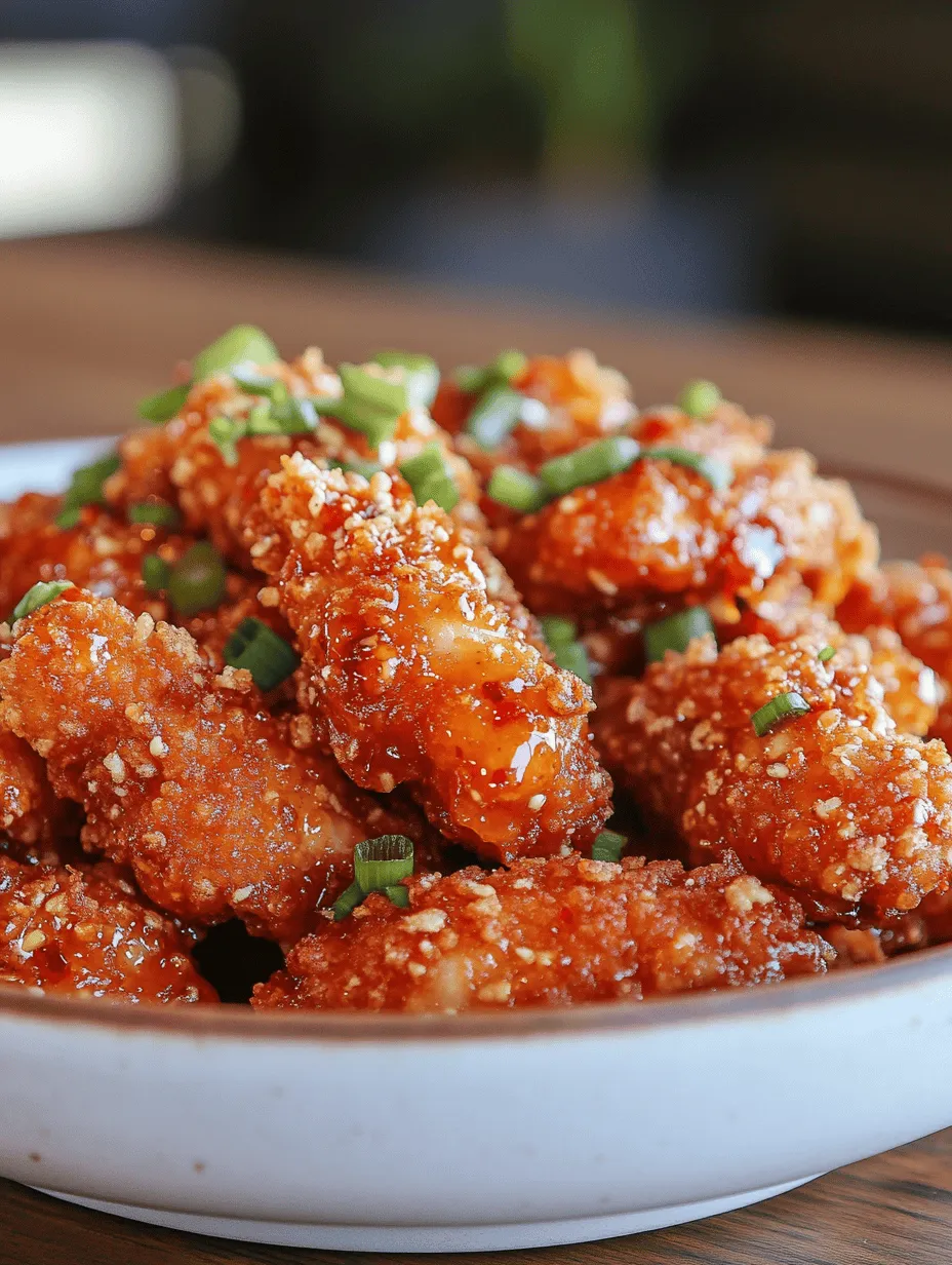 Honey Garlic Crispy Chicken Tenders