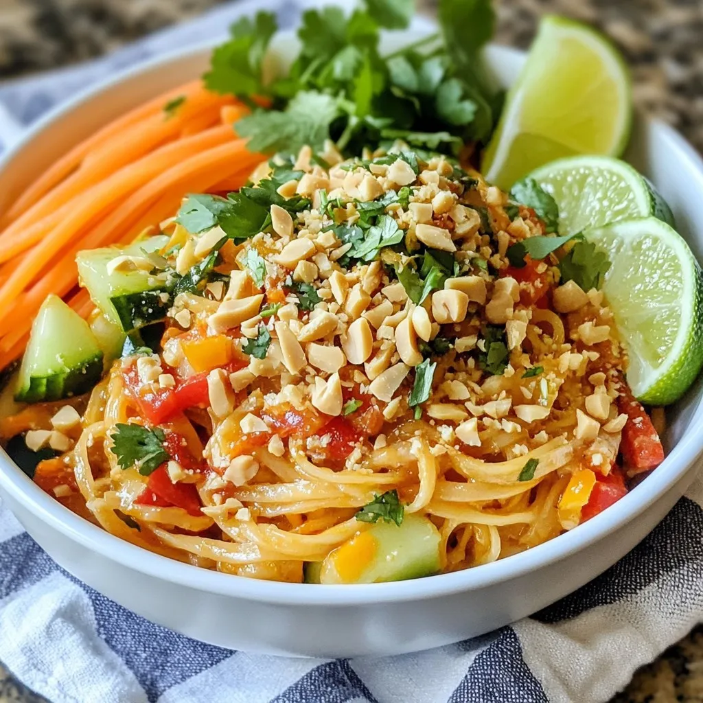 Spicy Thai Peanut Noodles Easy and Flavorful Recipe