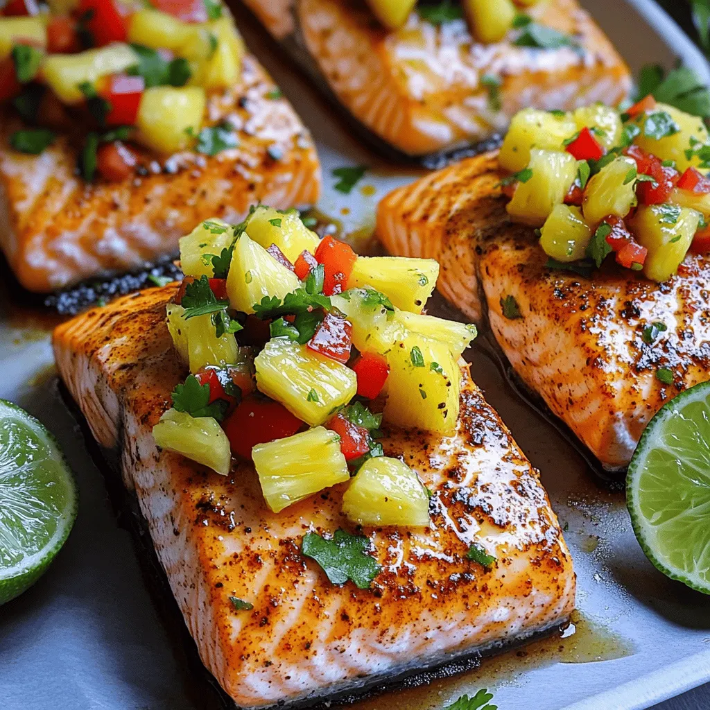 Chili Lime Salmon with Pineapple Salsa: A Refreshing Culinary Delight