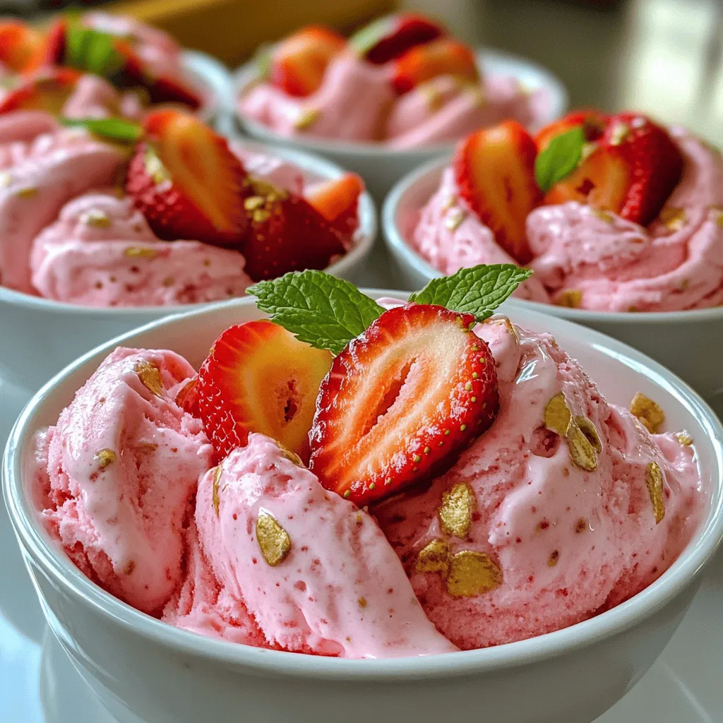 Strawberry Dream Frozen Yogurt: A Refreshing Homemade Delight