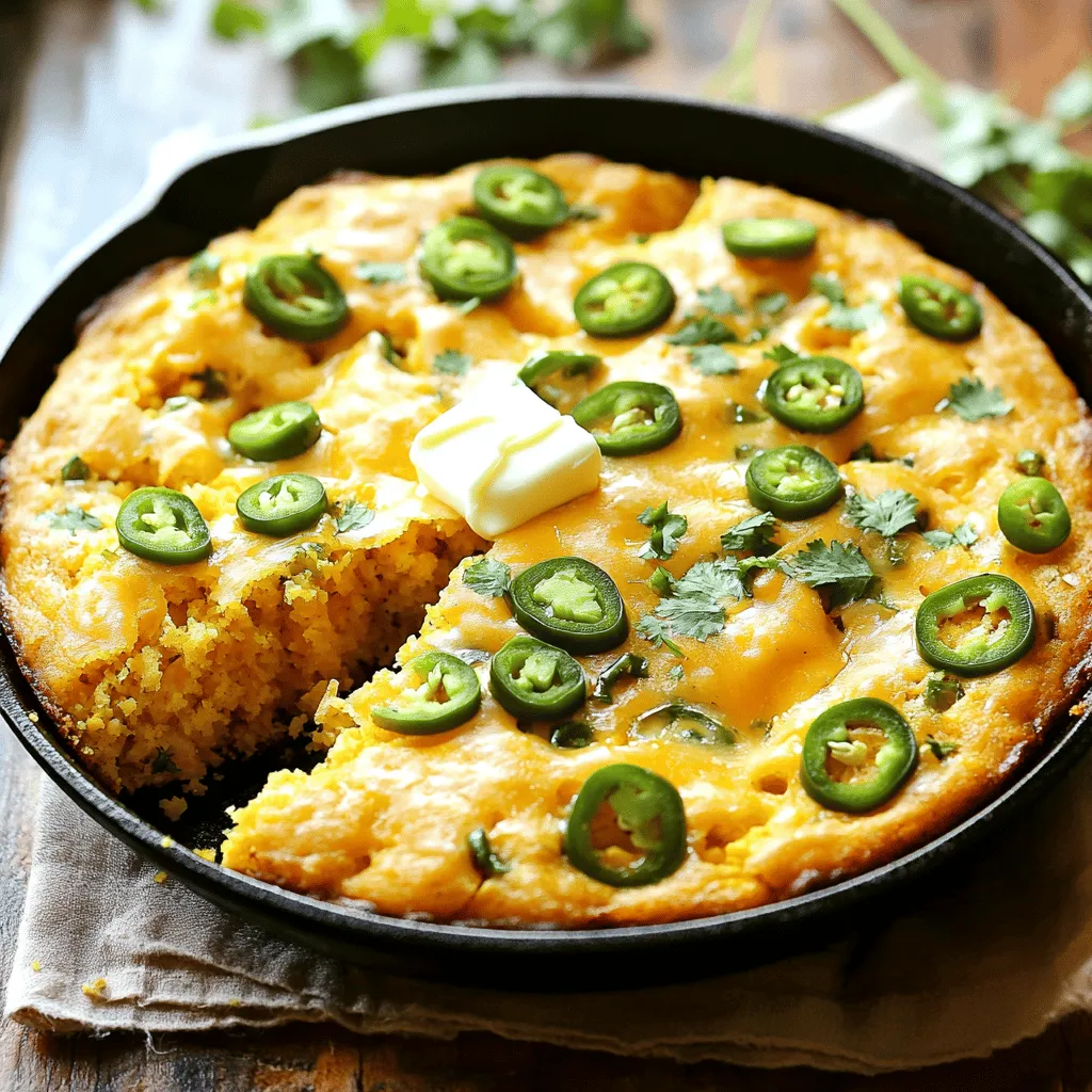 Cheesy Jalapeno Cornbread Savory and Easy Recipe