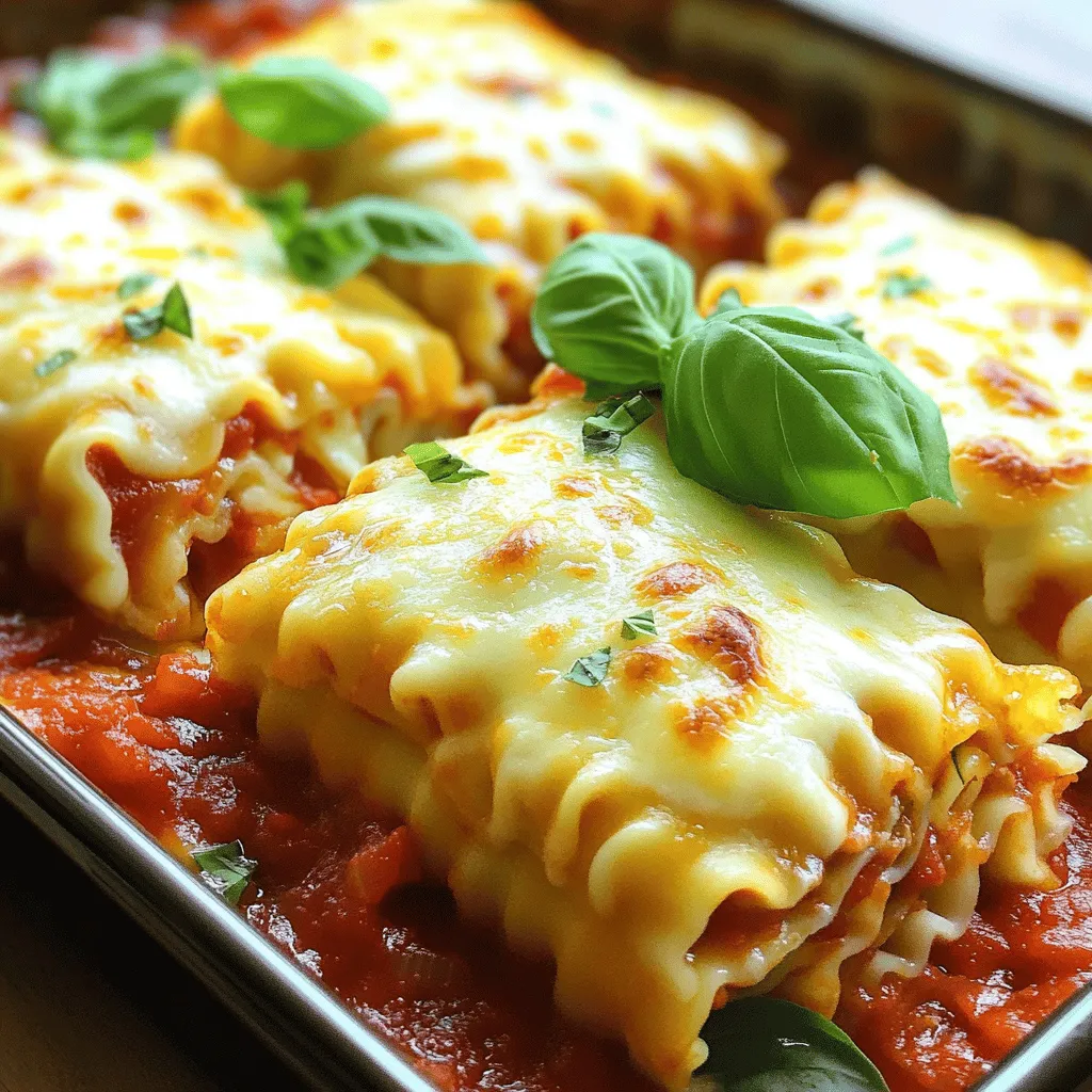 Easy Lasagna Roll Ups Simple and Delicious Recipe