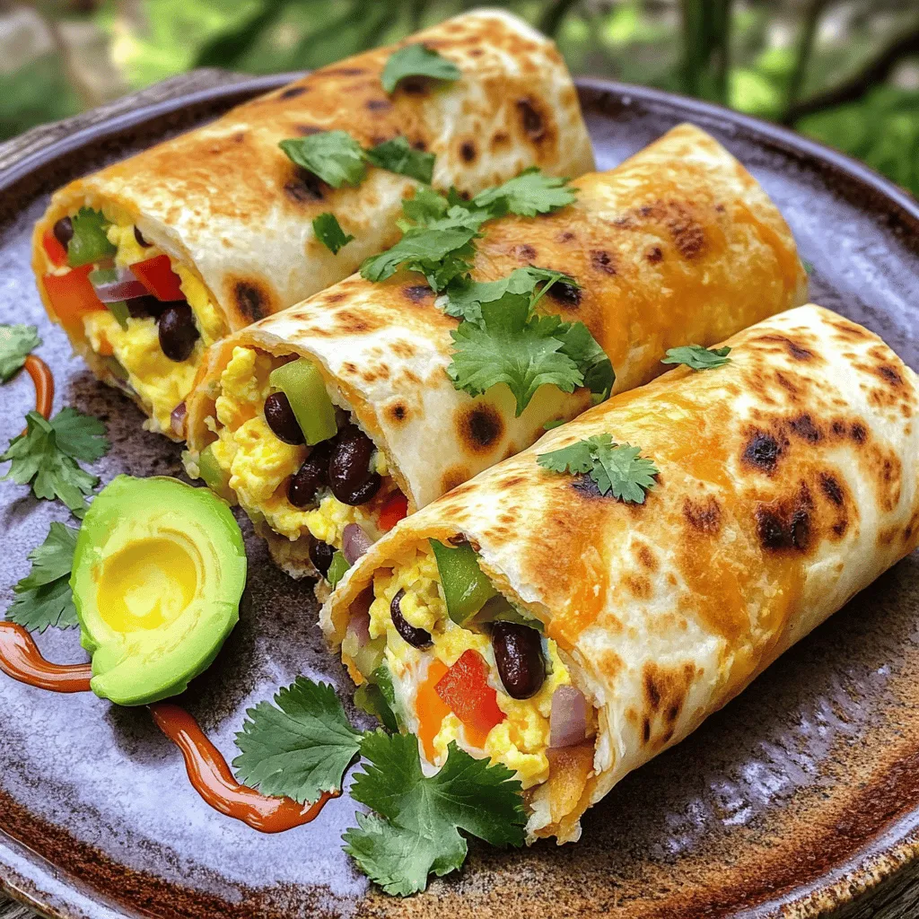 Savory Breakfast Burritos Easy and Flavorful Recipe