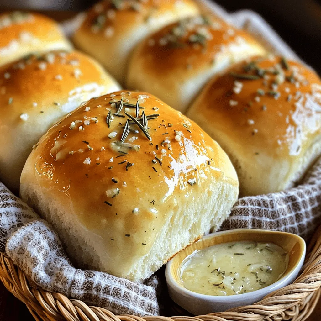 Rosemary Dinner Rolls with Garlic Butter: A Delicious Homemade Bread Recipe