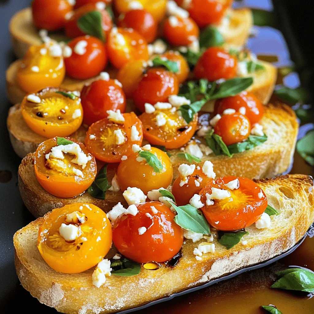 Bruschetta com Tomates Cereja is a simple dish packed with flavor. The key ingredients include cherry tomatoes, fresh basil, and garlic. Each ingredient plays a special role in making this dish shine.