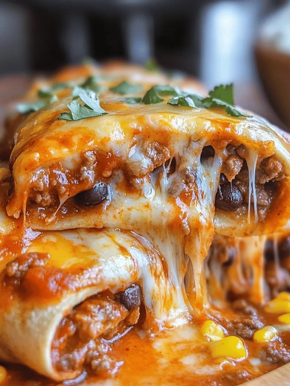 Delicious Ground Beef Enchiladas: A Flavorful Journey