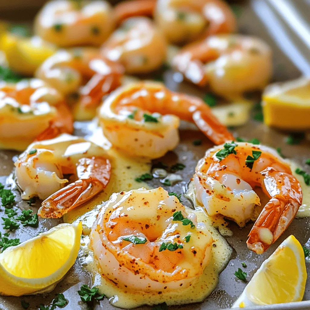 Oven baked shrimp recipes are quick and easy. One of my favorite dishes is garlic butter shrimp. Why? The mix of garlic and butter makes it rich and tasty. This dish is a hit at dinners.