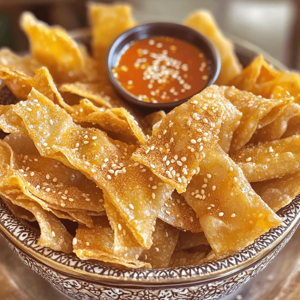 Crispy Fried Wonton Strips: A Delightful Snack Recipe