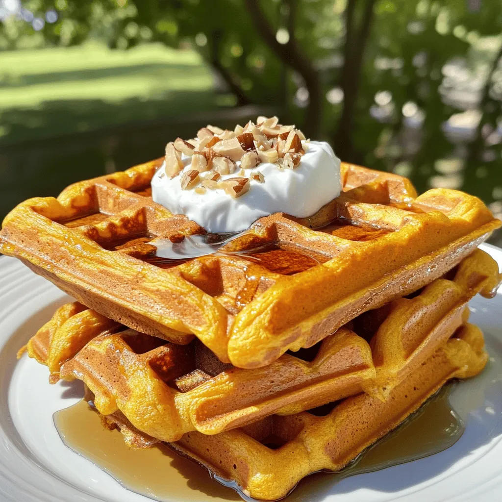 Spiced Sweet Potato Waffles Delightful Breakfast Treat