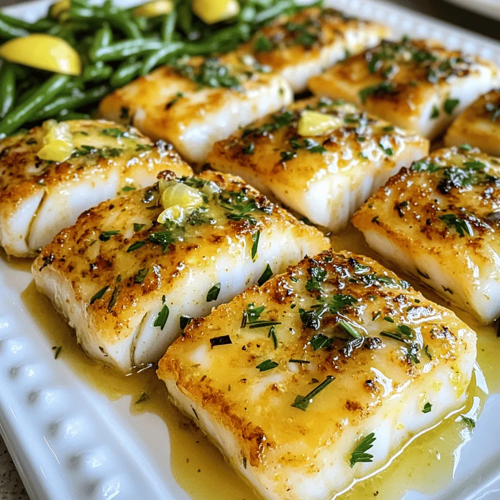 Lemon Butter Sautéed Cod: A Delicious and Healthy Dish