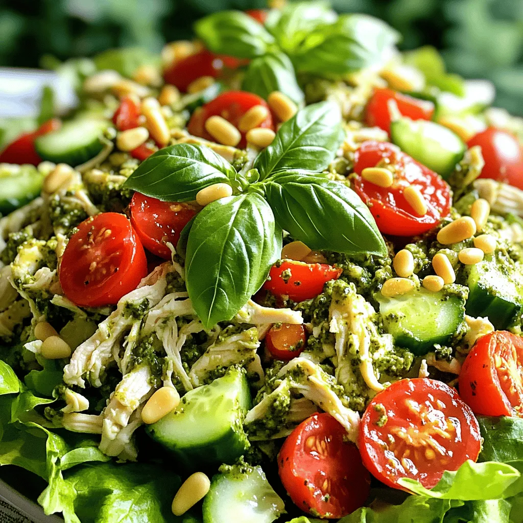 Pesto Chicken Salad Flavorful and Fresh Delight