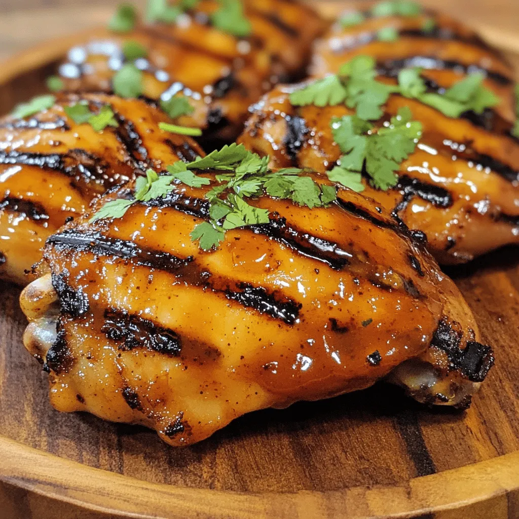 Sweet and Spicy BBQ Chicken Flavorful Grilling Delight