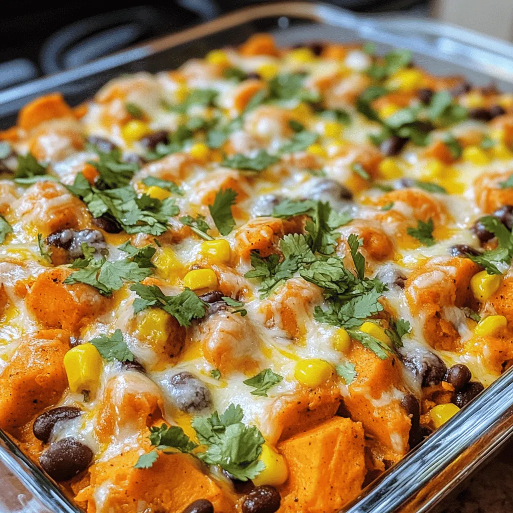 Savory Sweet Potato and Black Bean Casserole Recipe