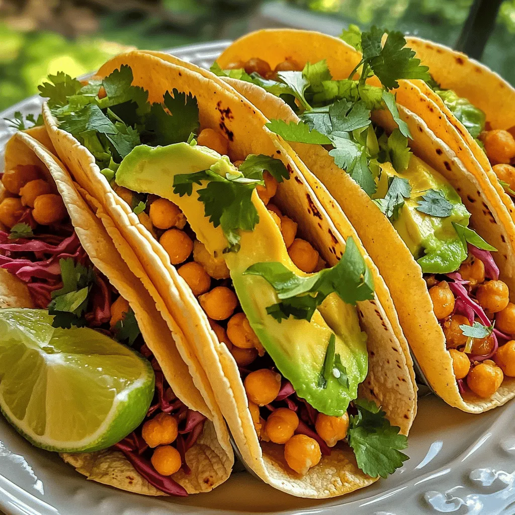 Spicy Chickpea Tacos Simple and Flavorful Meal