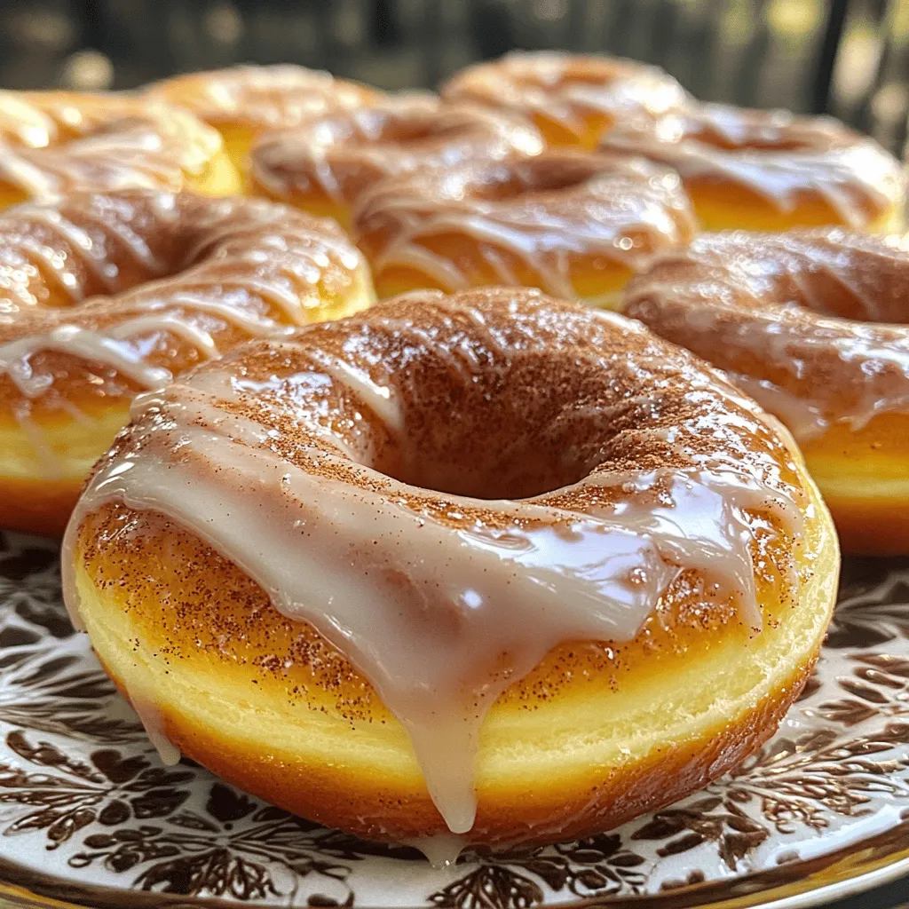 Buttery Cinnamon Roll Doughnuts Delightful Sweet Treat