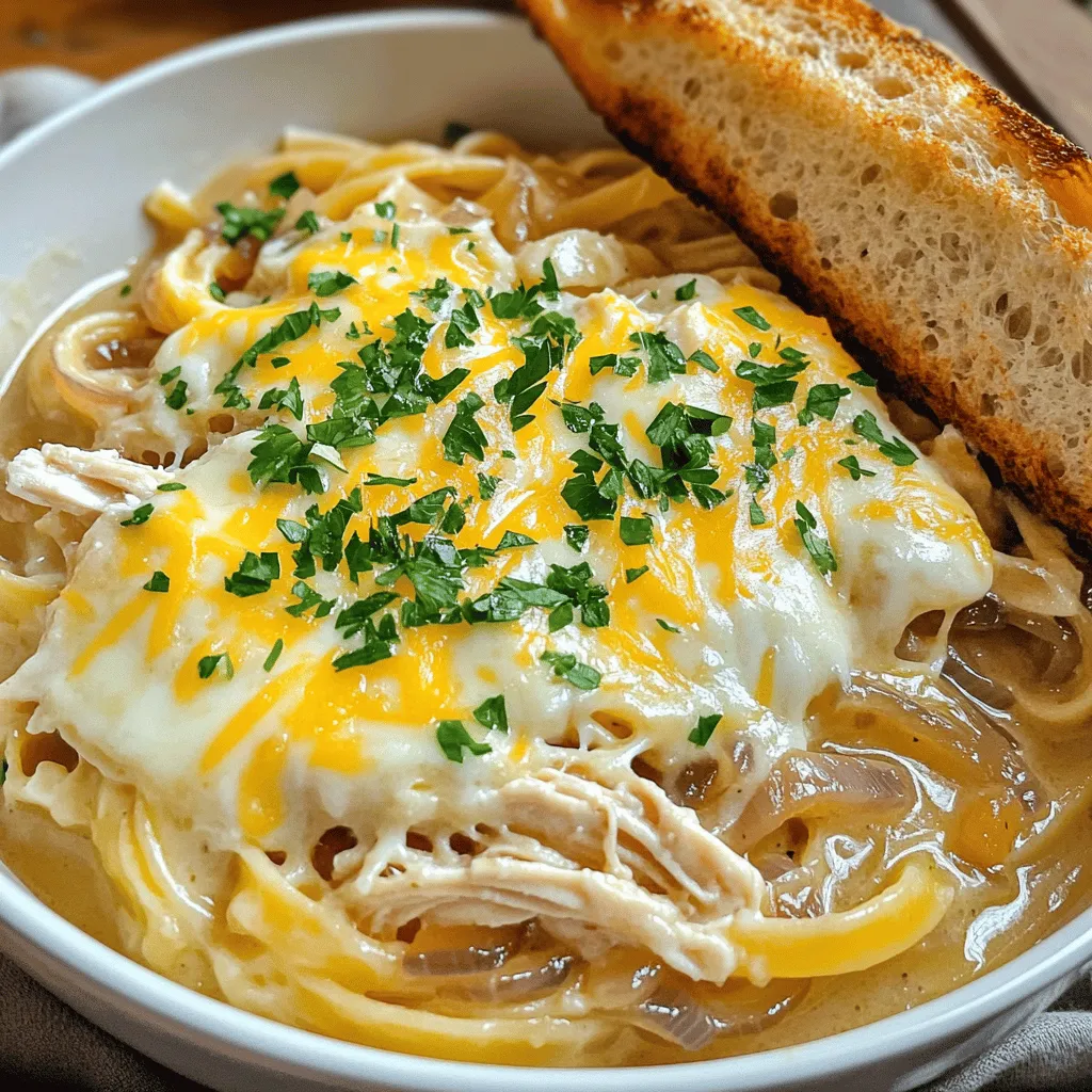 French Onion Chicken Pasta: A Comforting Culinary Delight