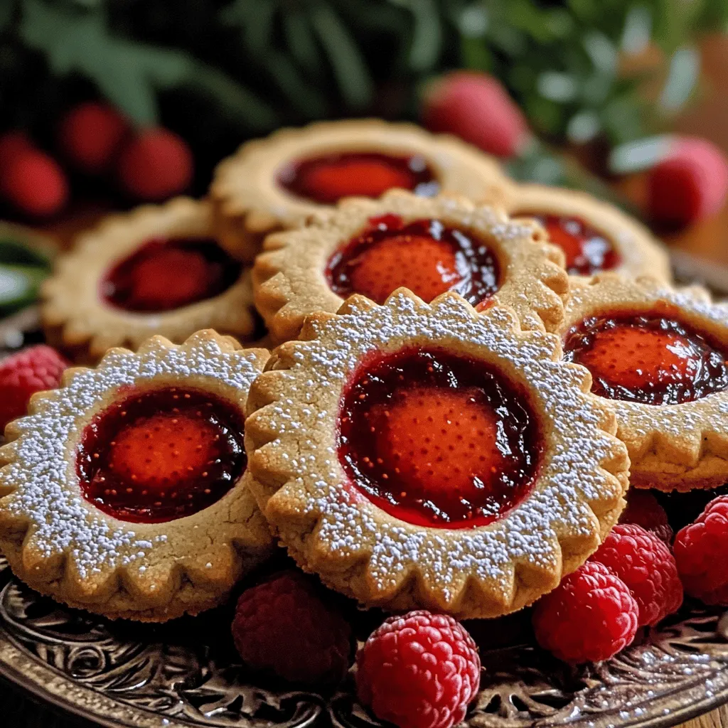Linzer Berry Cookies Delightful Homemade Treat Recipe