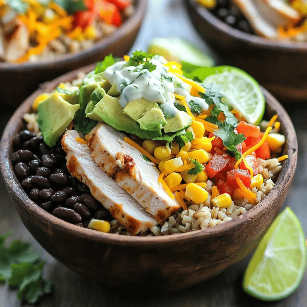 Savory Southwest Chicken Burrito Bowls Recipe