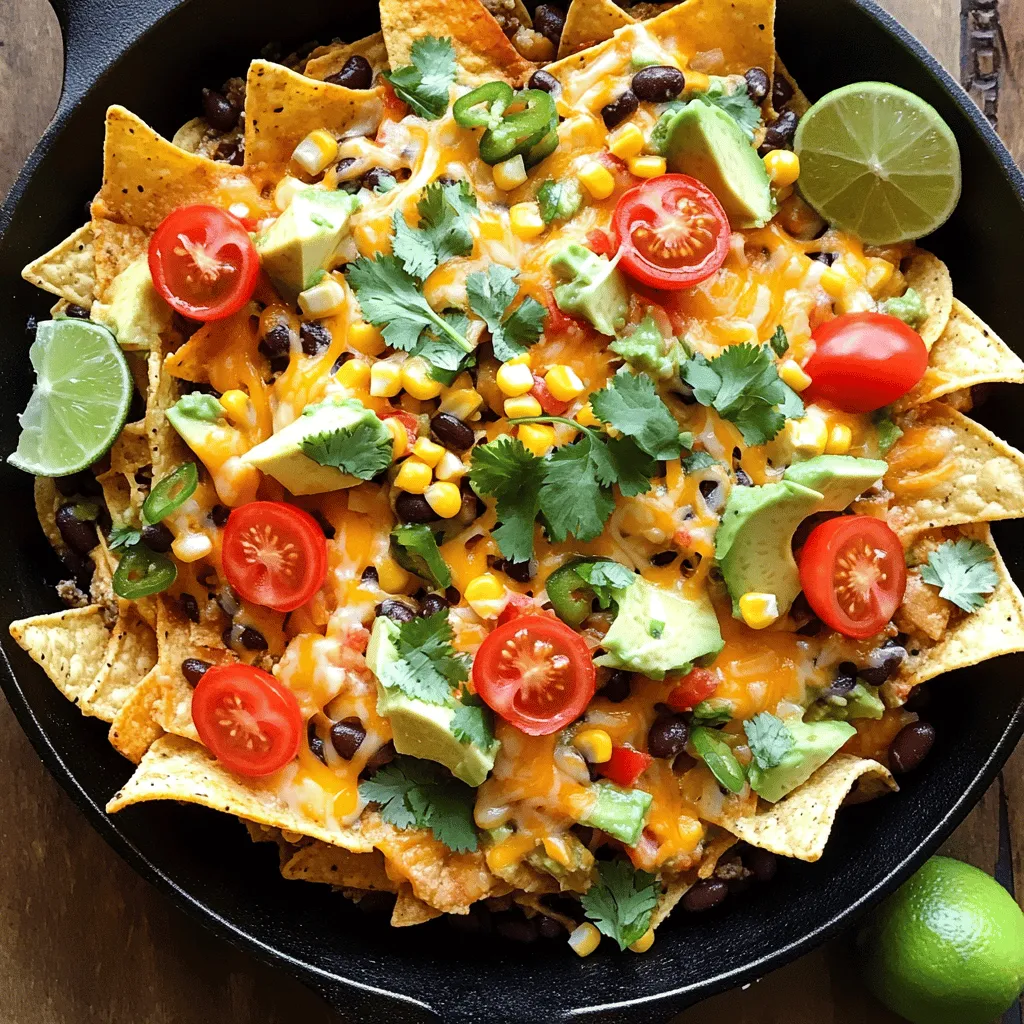 Loaded Veggie Nachos Delicious and Easy to Make