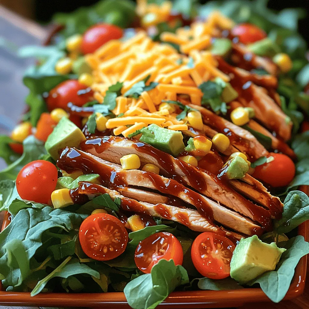 BBQ Chicken Salad Fresh and Flavorful Meal Idea