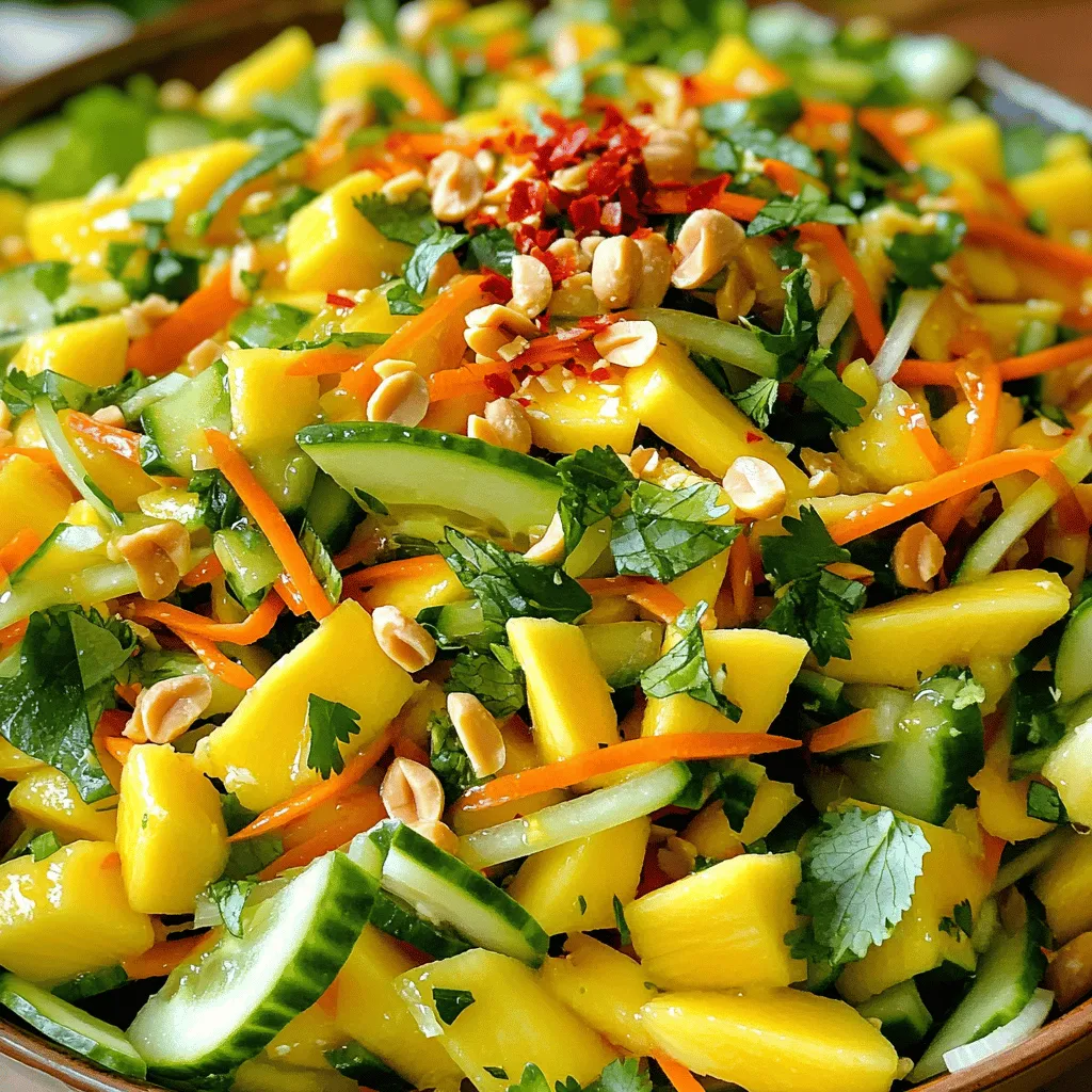 Thai Mango Salad Fresh and Zesty Dish Recipe
