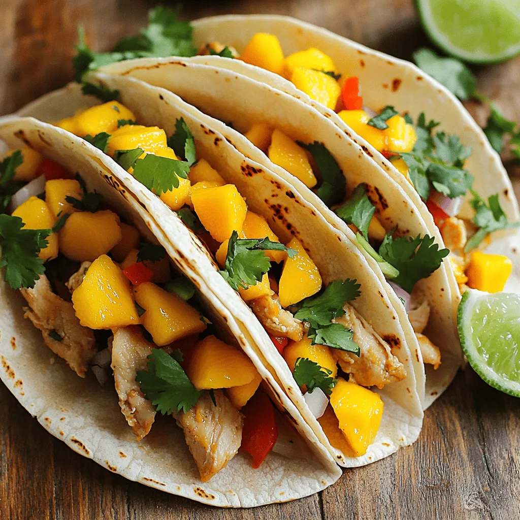 Spicy Mango Chicken Tacos Flavorful and Easy Meal