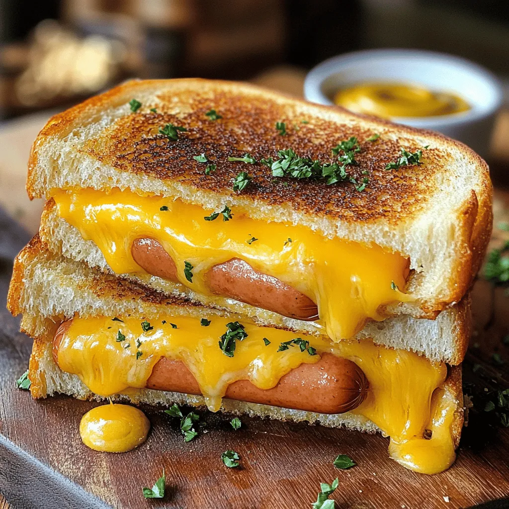 Hot Dog Grilled Cheese Delight: A Comfort Food Fusion