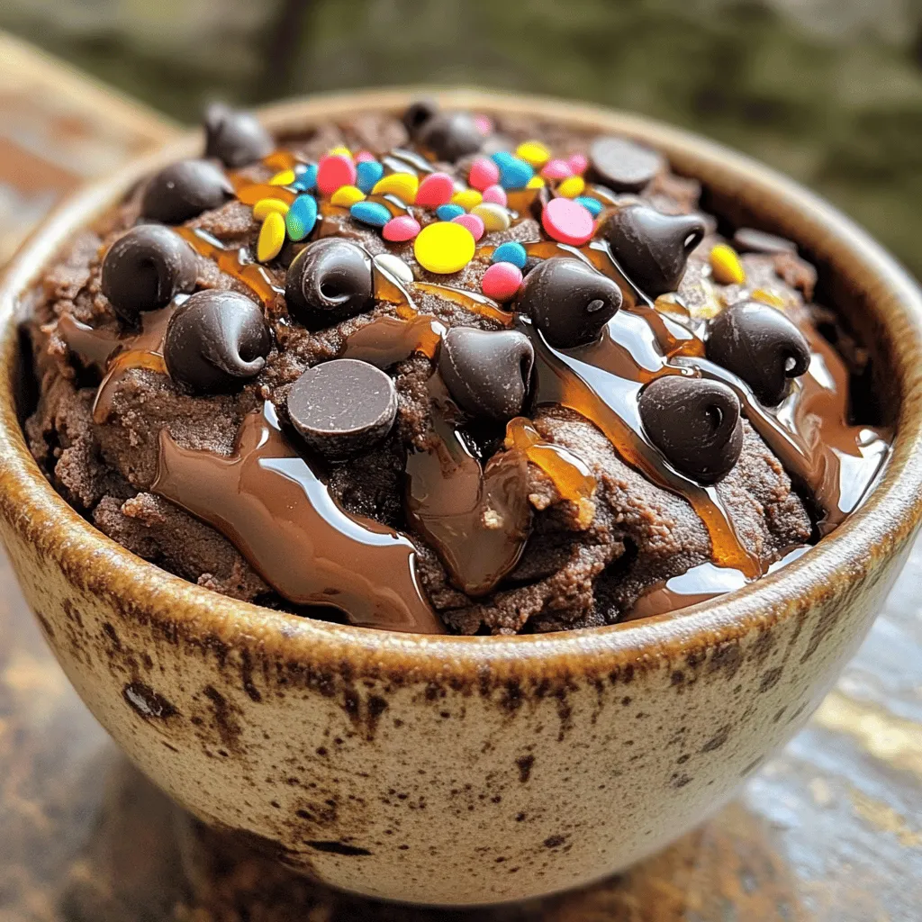 Edible Brownie Batter Delightful No-Bake Treat