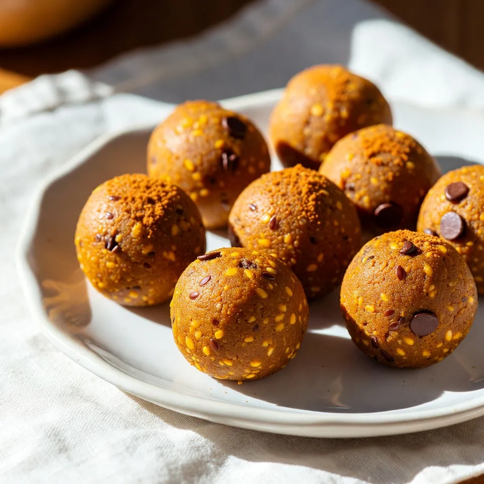Pumpkin Spice Energy Balls Healthy Fall Snack Recipe