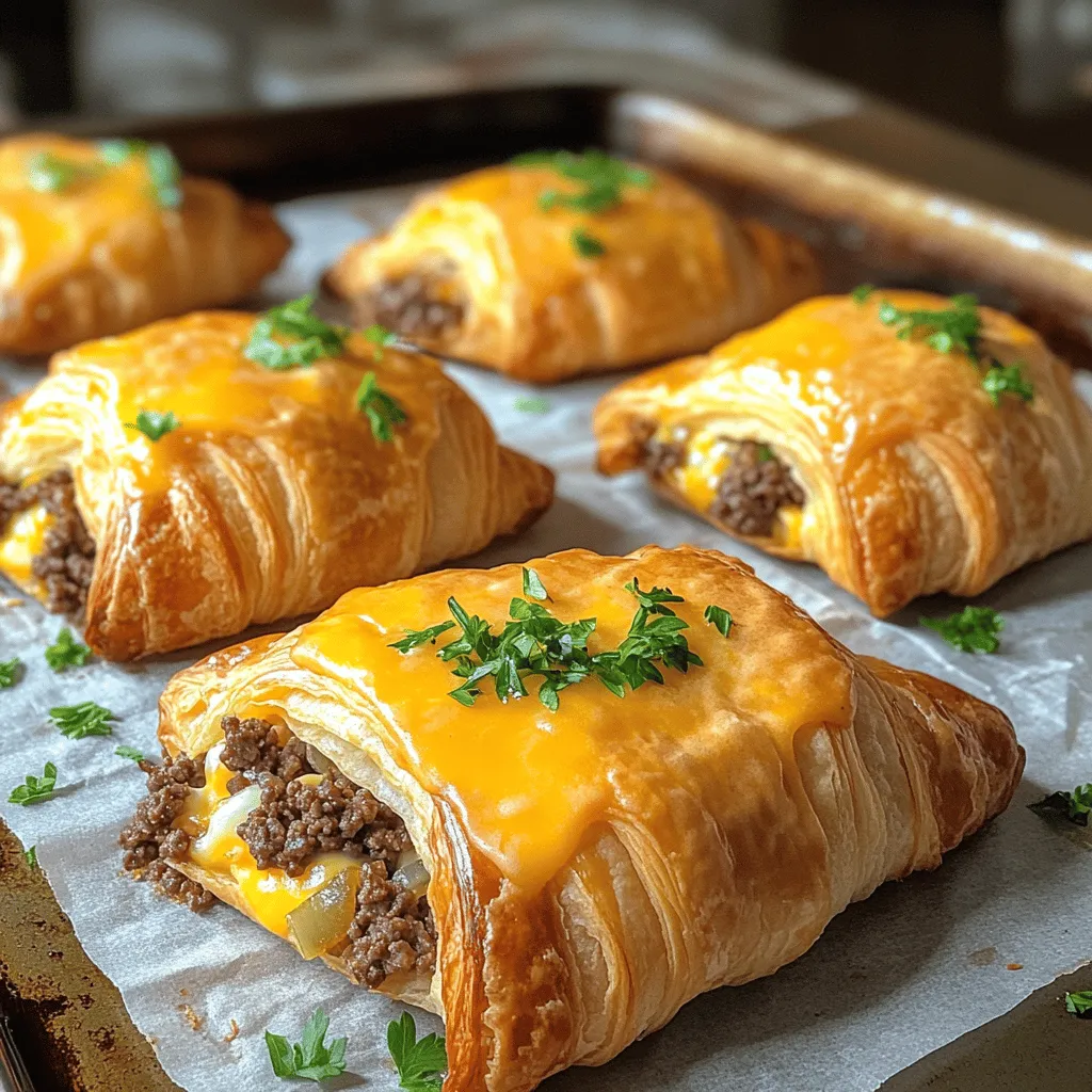 Irresistible Beef &#038; Cheese Croissants for Dinner Delight