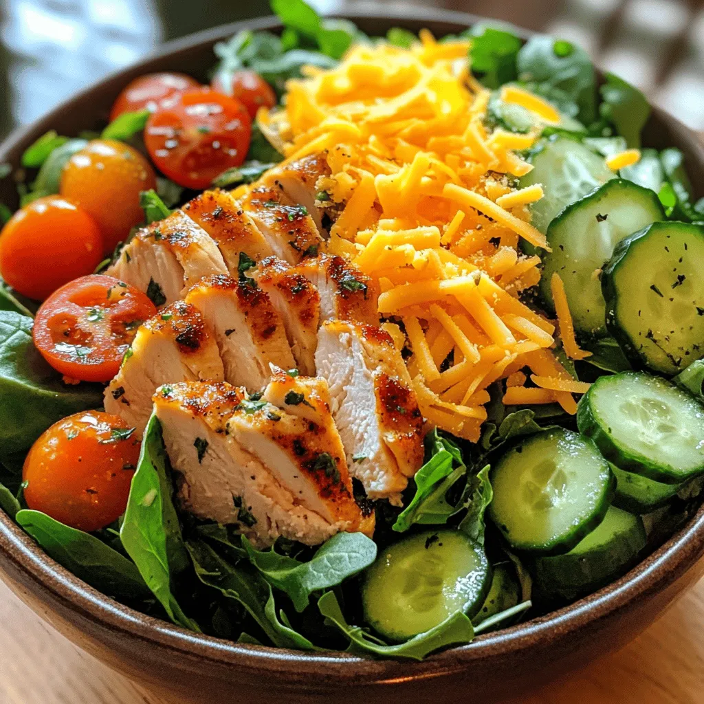 Chicken Bacon Ranch Salad Delight: A Quick and Nutritious Meal Option