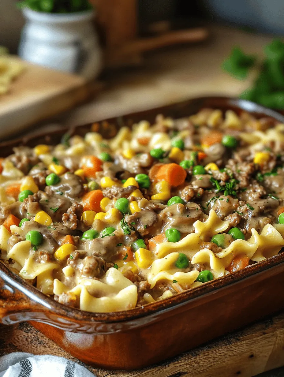 Heavenly 4-Ingredient Hamburger Casserole: A Comfort Food Delight