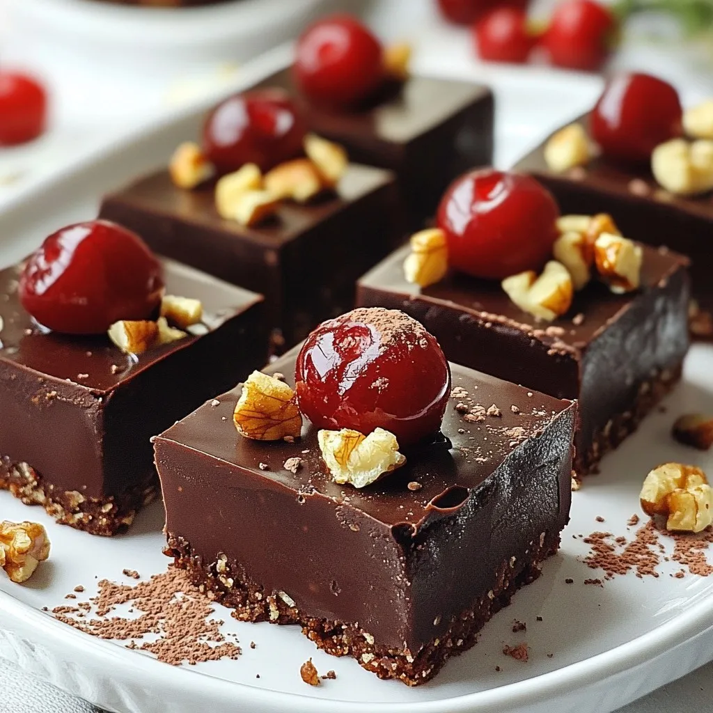Chocolate Cherry Fudge Simple and Sweet Delight