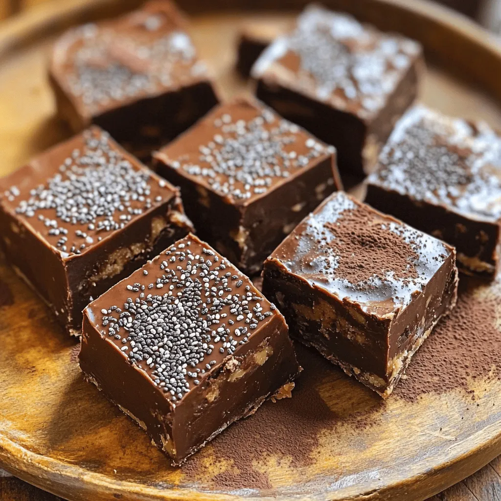 Chocolate Peanut Butter Energy Fudge Simple Snack Recipe