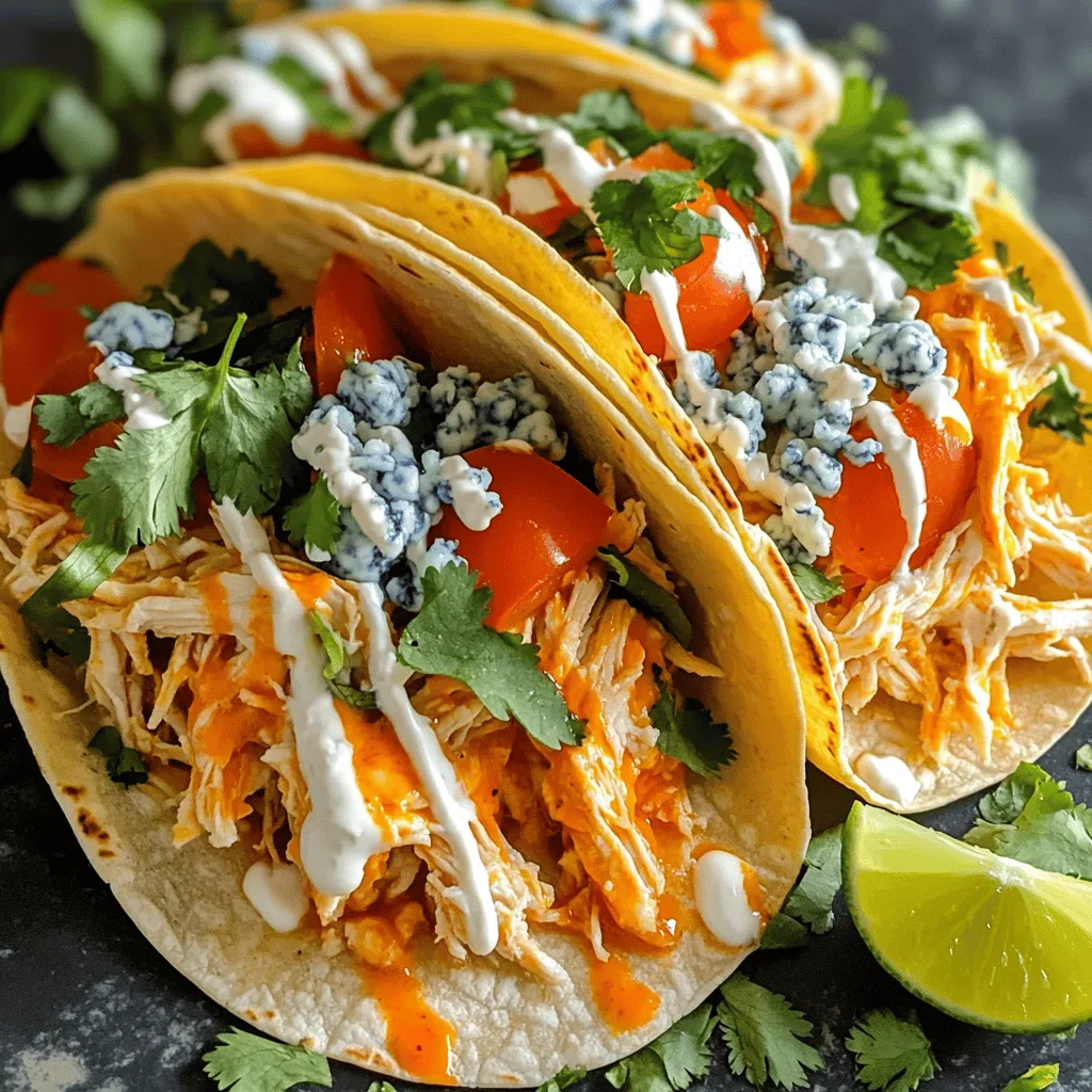 Buffalo Chicken Tacos: A Flavor-Packed Fusion Recipe