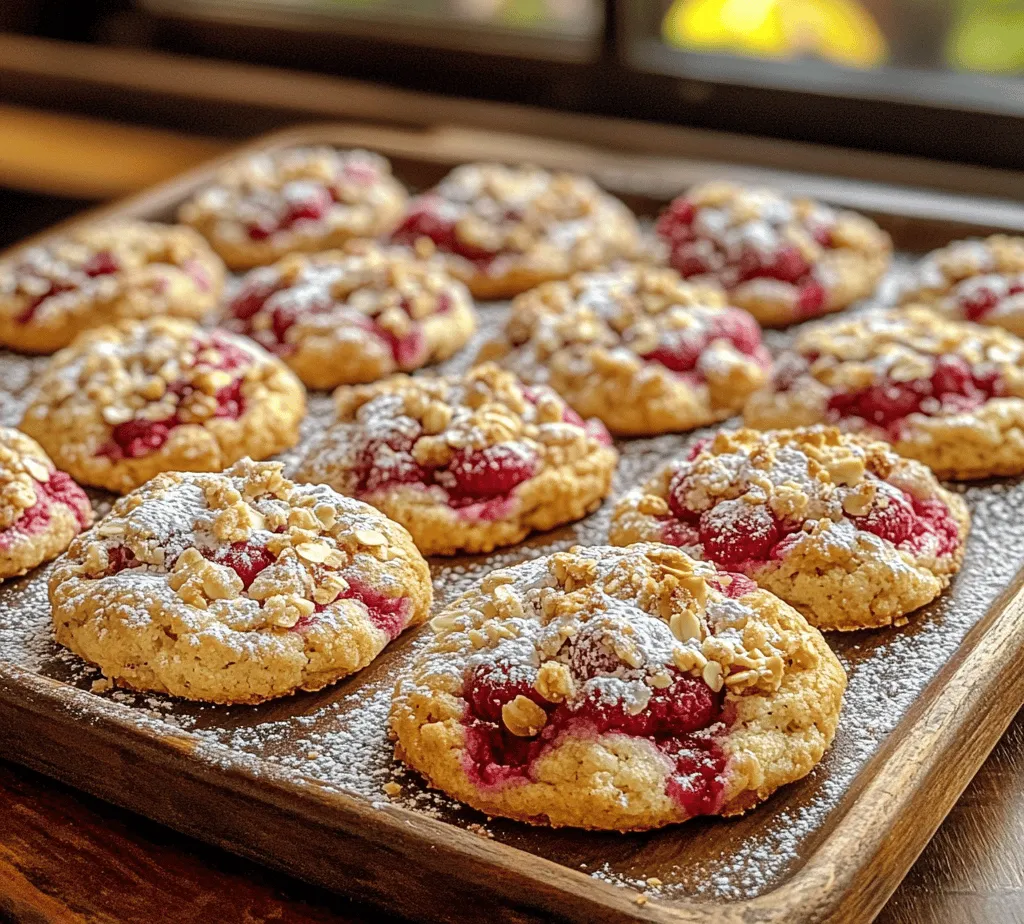 Raspberry crumble cookies are a delightful fusion of flavors and textures that make them an irresistible treat for any occasion. Imagine biting into a soft, buttery cookie topped with a generous layer of tart, juicy raspberries, all encased in a crunchy crumble. This unique combination not only tantalizes your taste buds but also provides a satisfying contrast that keeps you coming back for more. Whether you