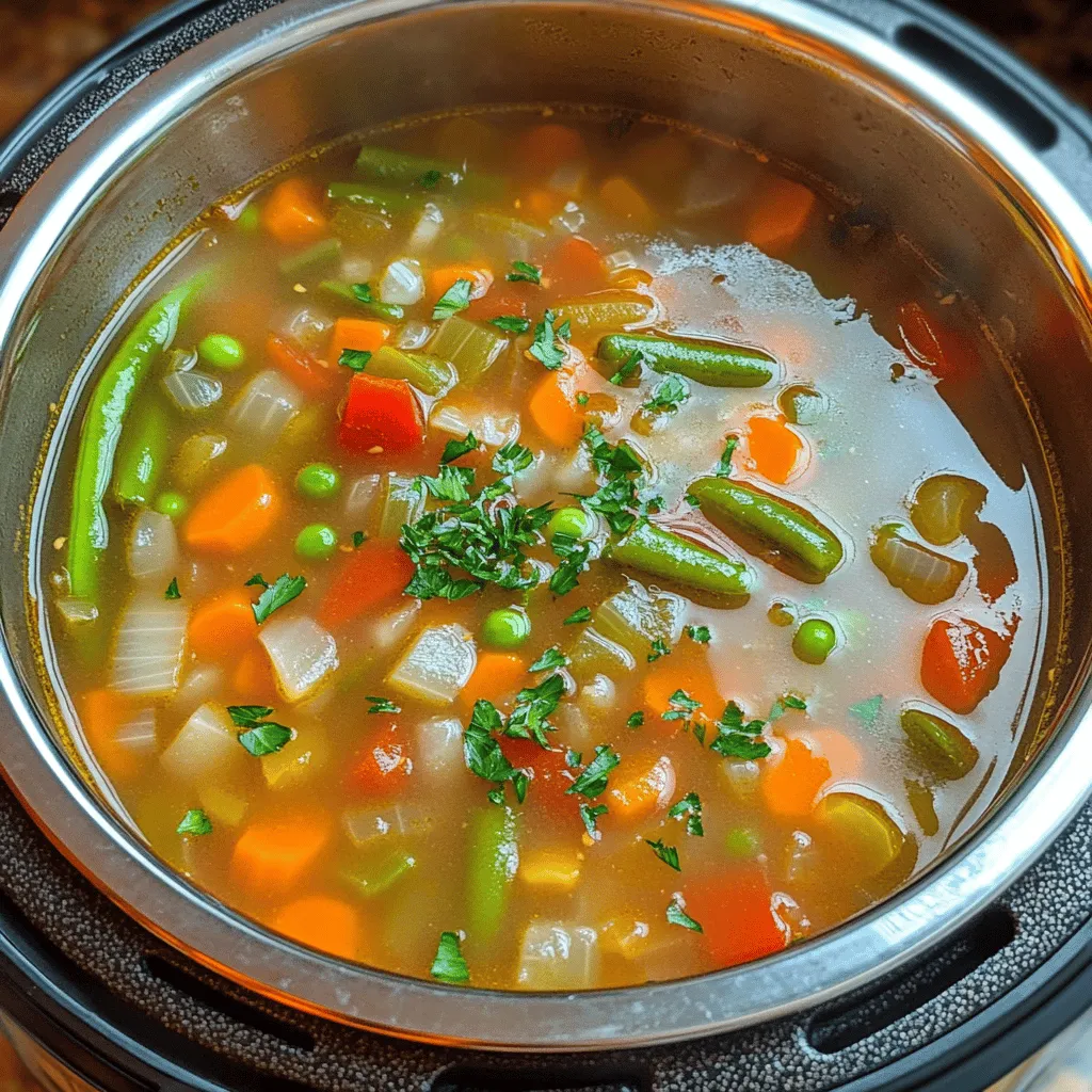 Instant Pot Vegetable Soup Flavorful and Easy Recipe