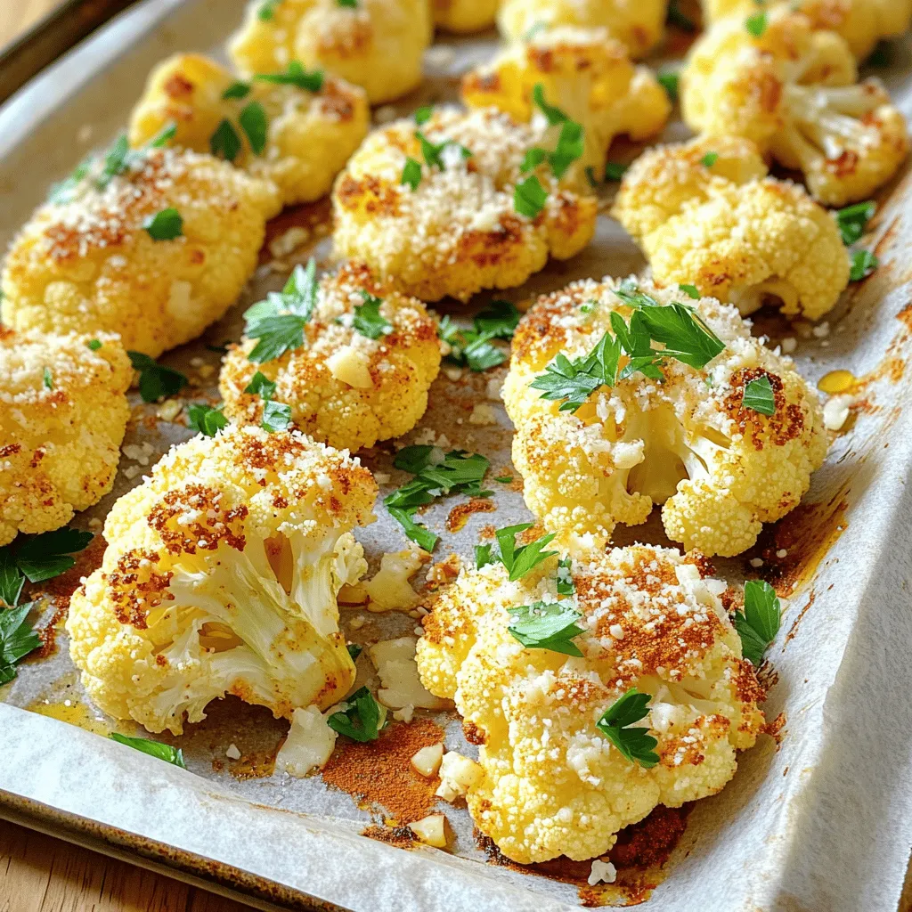 Parmesan Roasted Cauliflower Savory and Flavorful Dish