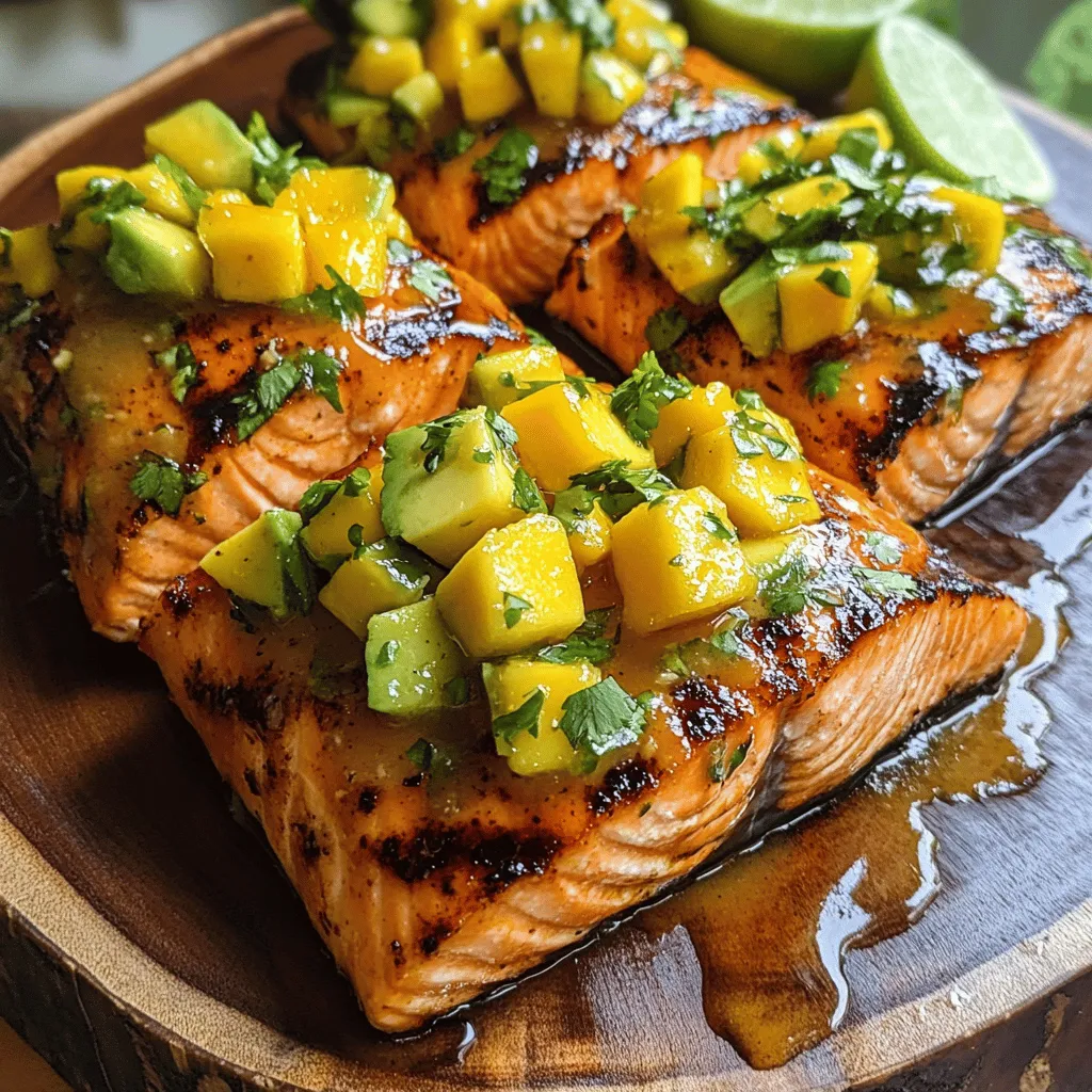 Chipotle Salmon with Mango Avocado Salsa: The Perfect Fusion of Flavors