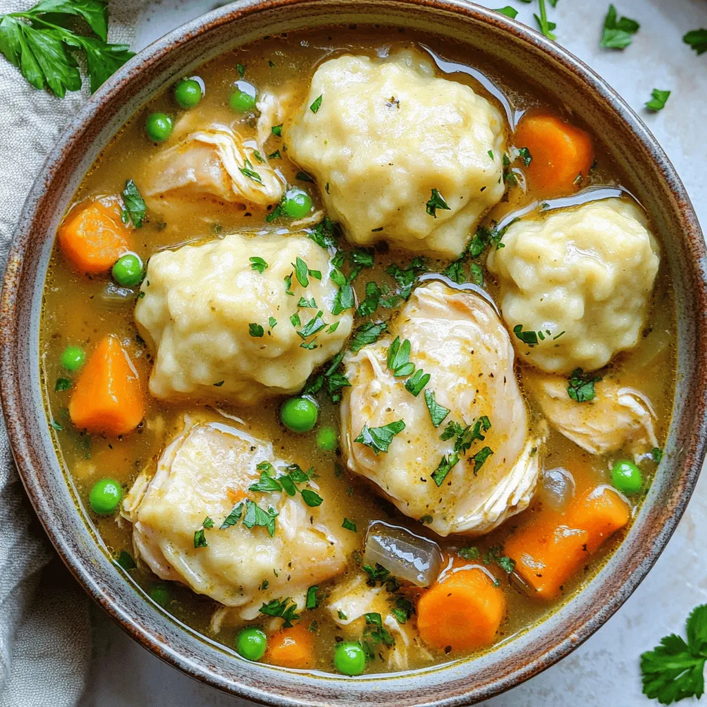 Easy Chicken and Dumplings Simple Comfort Food Recipe