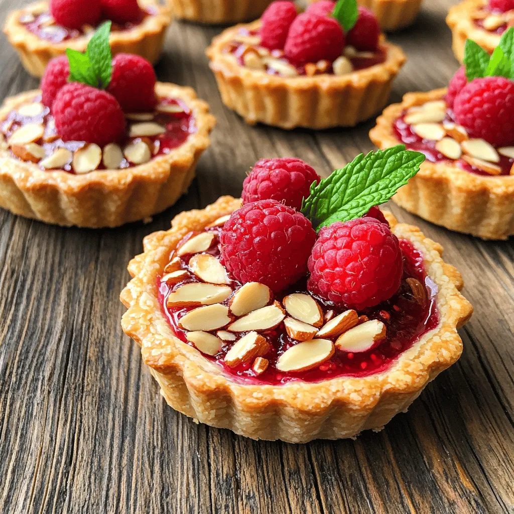 Mini Raspberry Almond Tarts Recipe