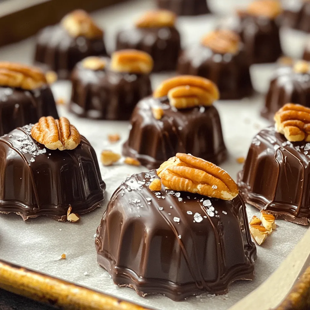 Decadent Chocolate Caramel and Pecan Turtle Clusters: A Sweet Indulgence
