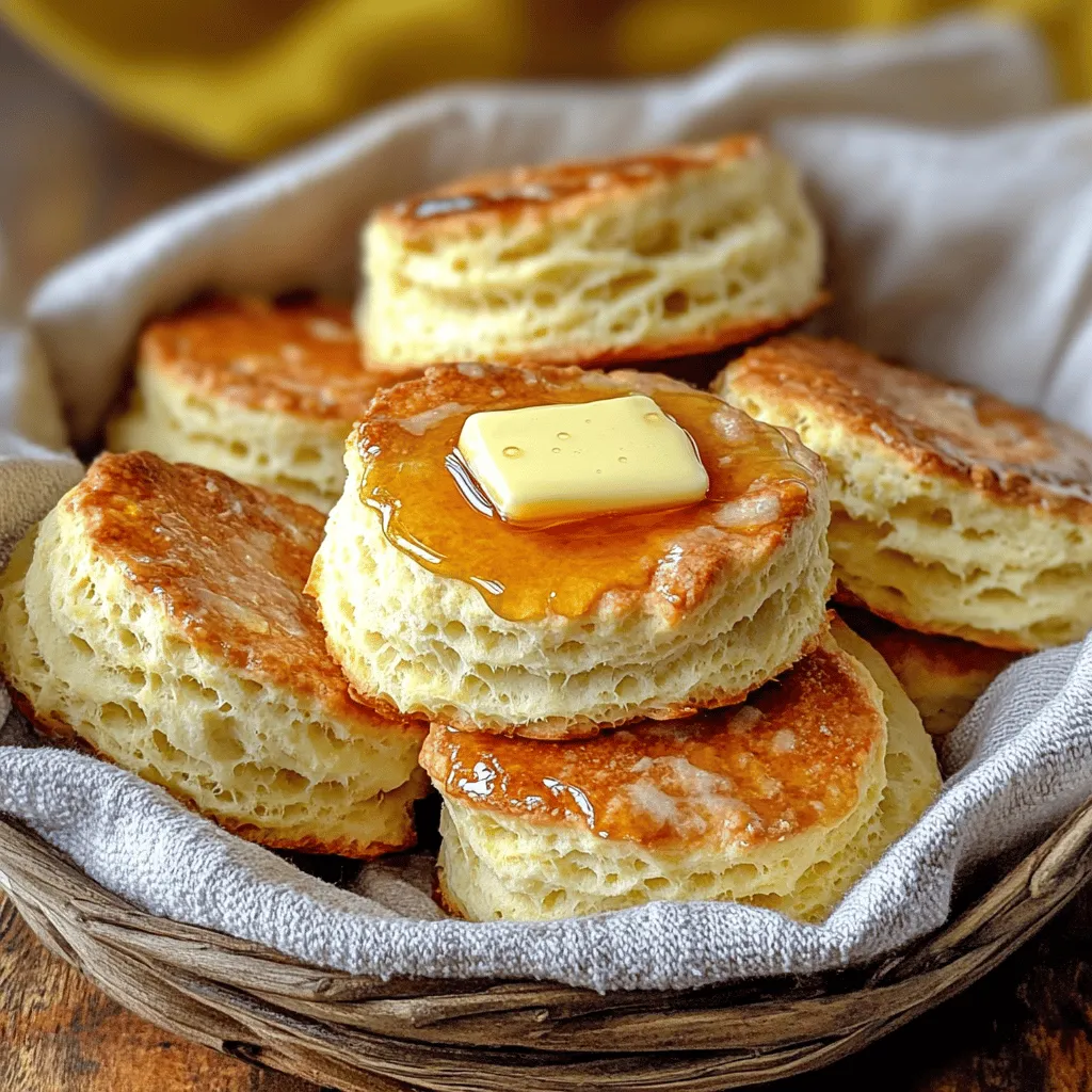 To make Fluffy Cathead Biscuits, gather these simple ingredients: