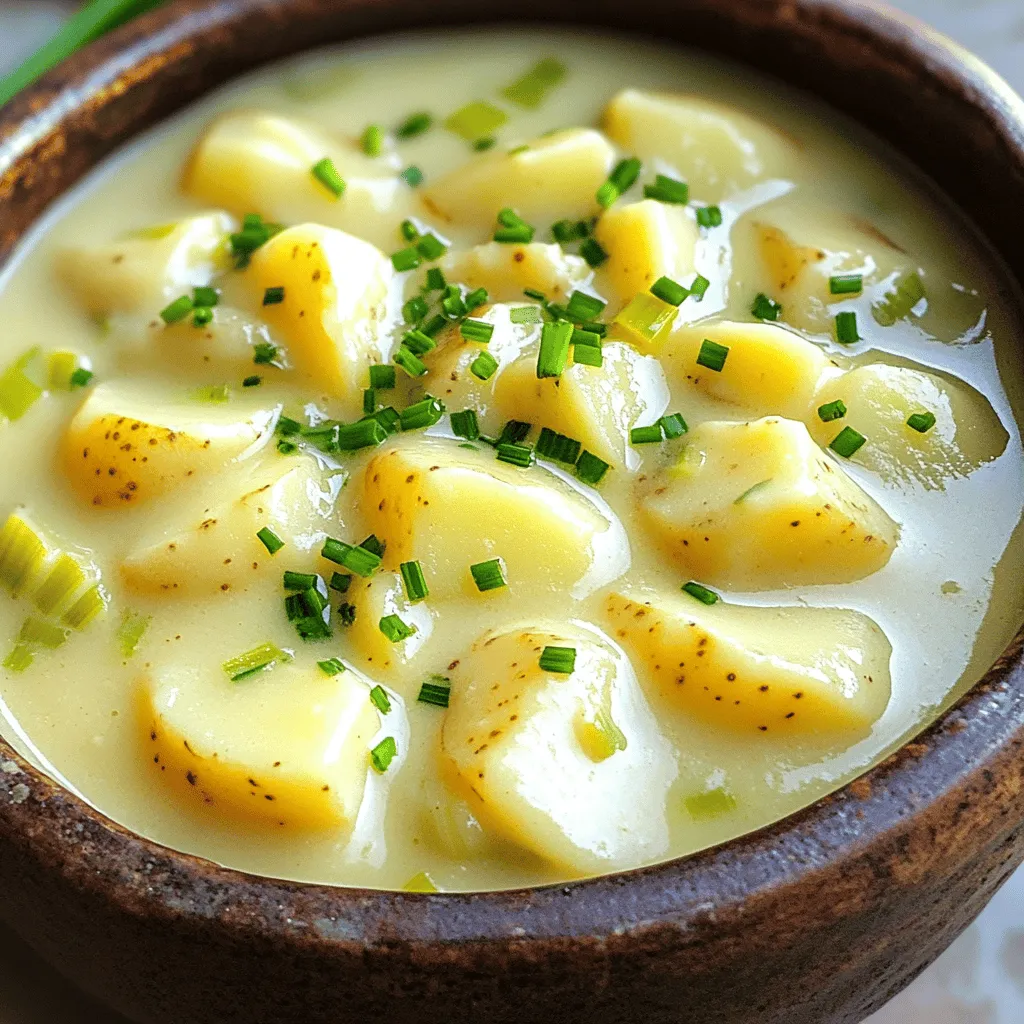 Creamy Potato Leek Soup Hearty and Wholesome Meal