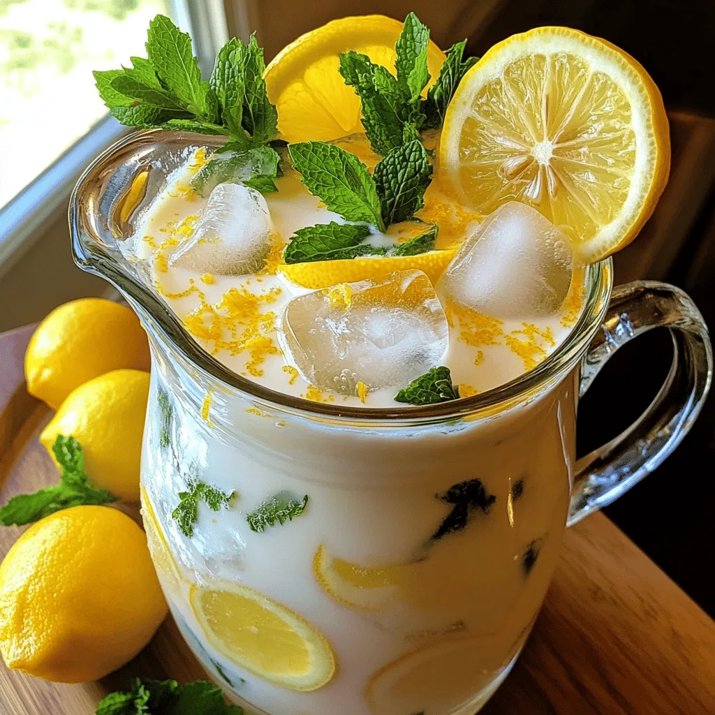 Condensed Milk Lemonade Refreshing and Creamy Drink