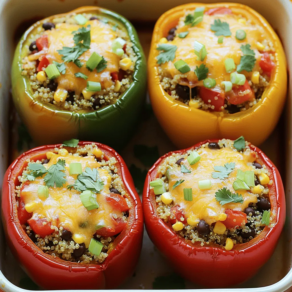 Vegetarian Stuffed Peppers Flavorful and Nutritious Dish